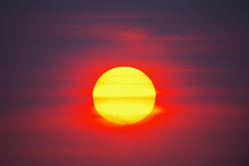 夕日