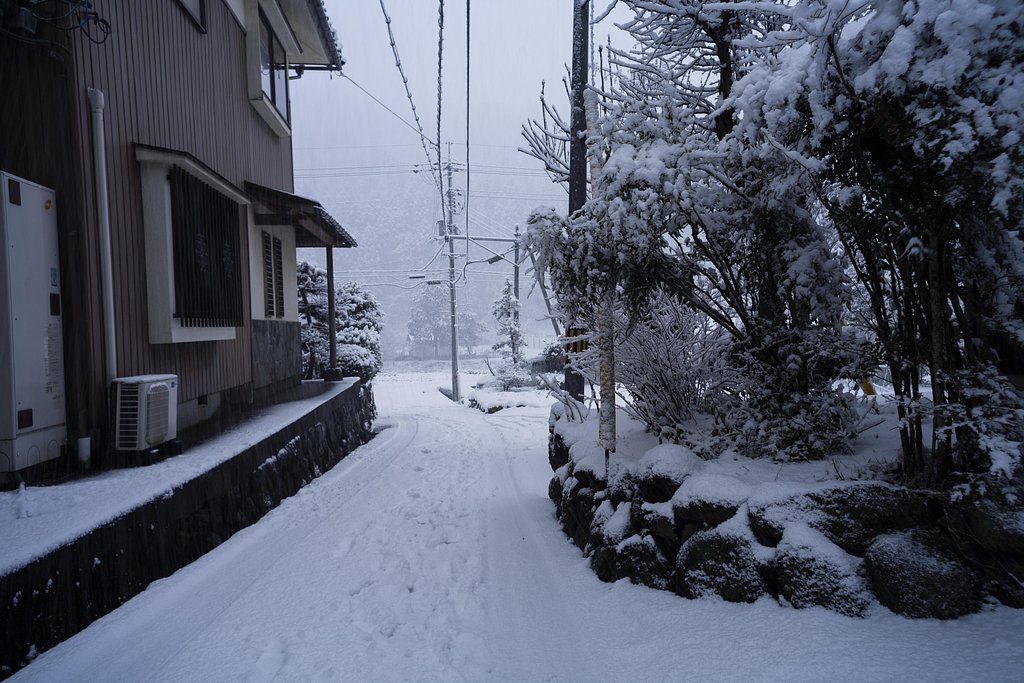 大雪の気配！