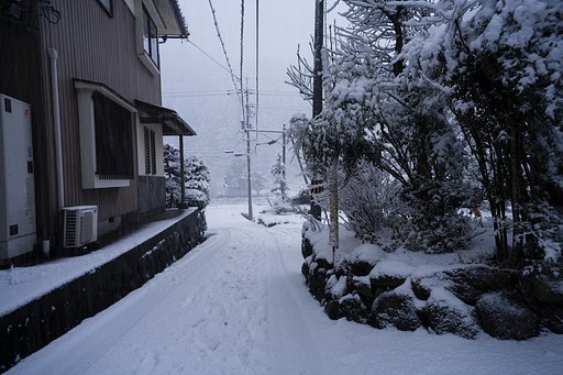大雪の気配！