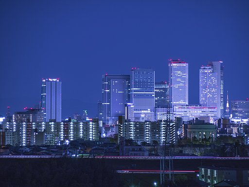 【形】名古屋駅方面。