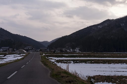 冬型の気圧配置。