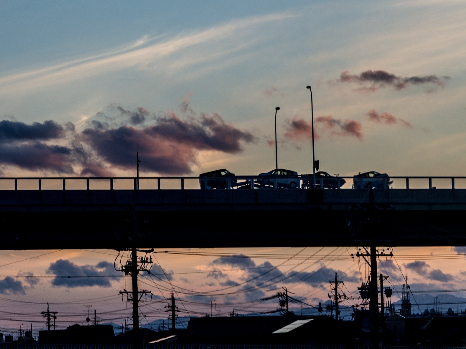 夕暮れ