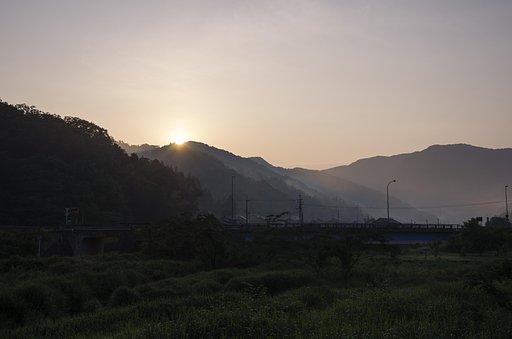朝日の出
