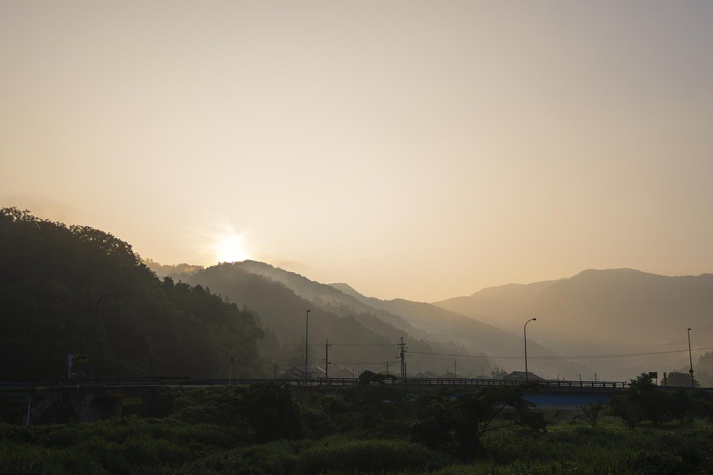朝日の出