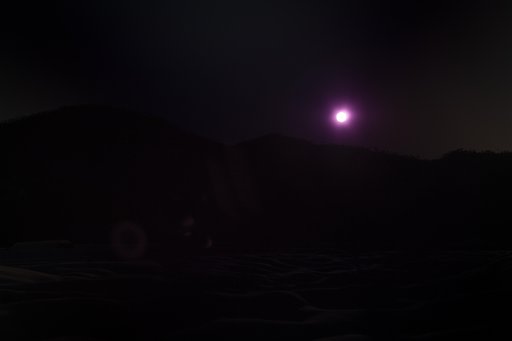 夕方の太陽-1