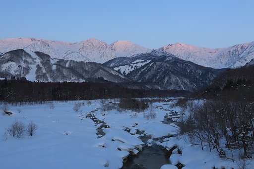 白馬の朝