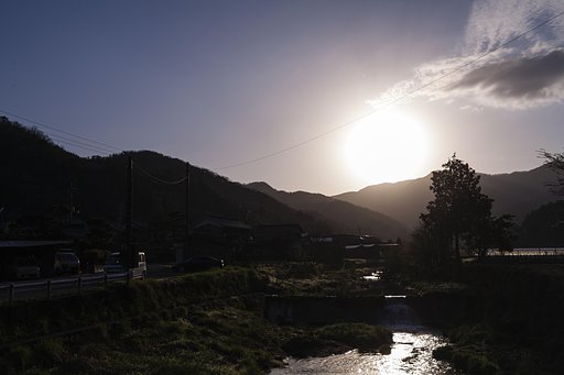 晴れた朝！