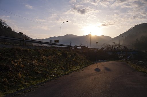 美しい朝日の出！