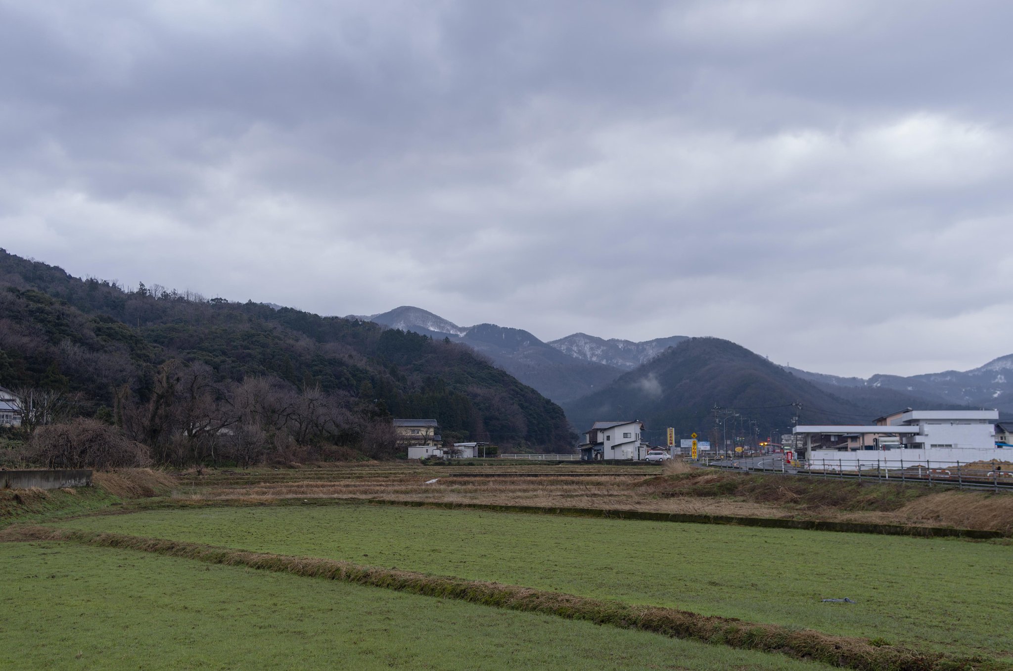 岩井温泉辺りから！