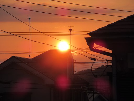 今朝の空