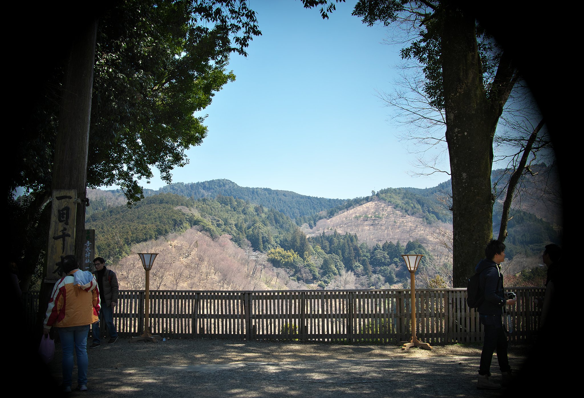 吉水神社展望台にて