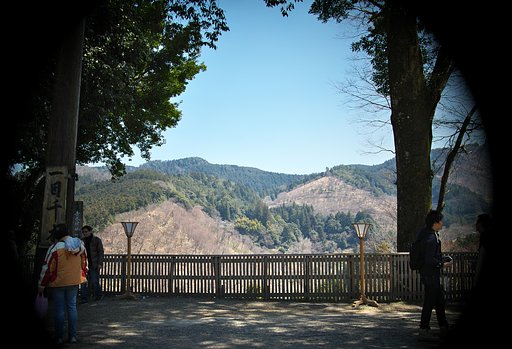 吉水神社展望台にて