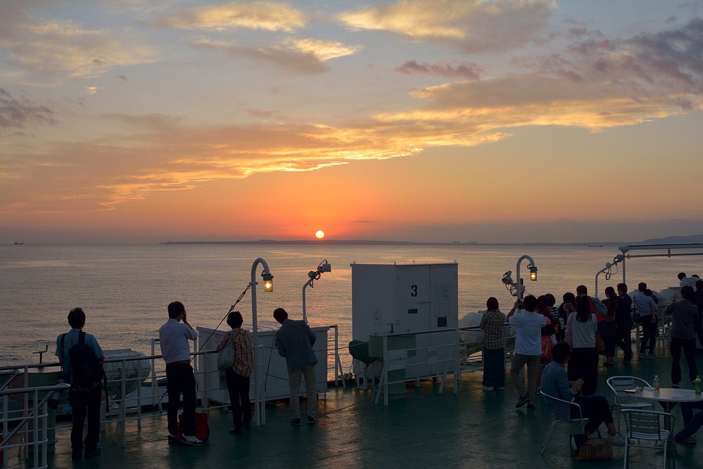 東京湾の夕景