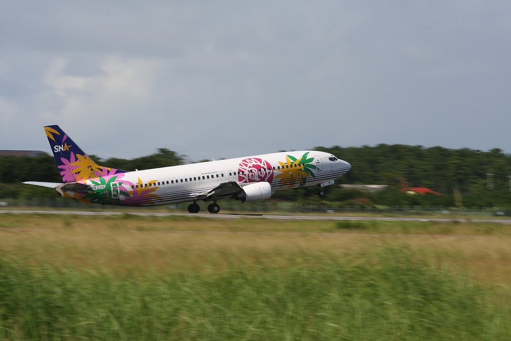「流し撮り」修行中 （飛行機編）