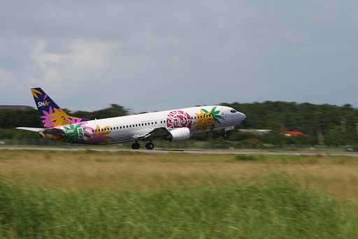 「流し撮り」修行中 （飛行機編）