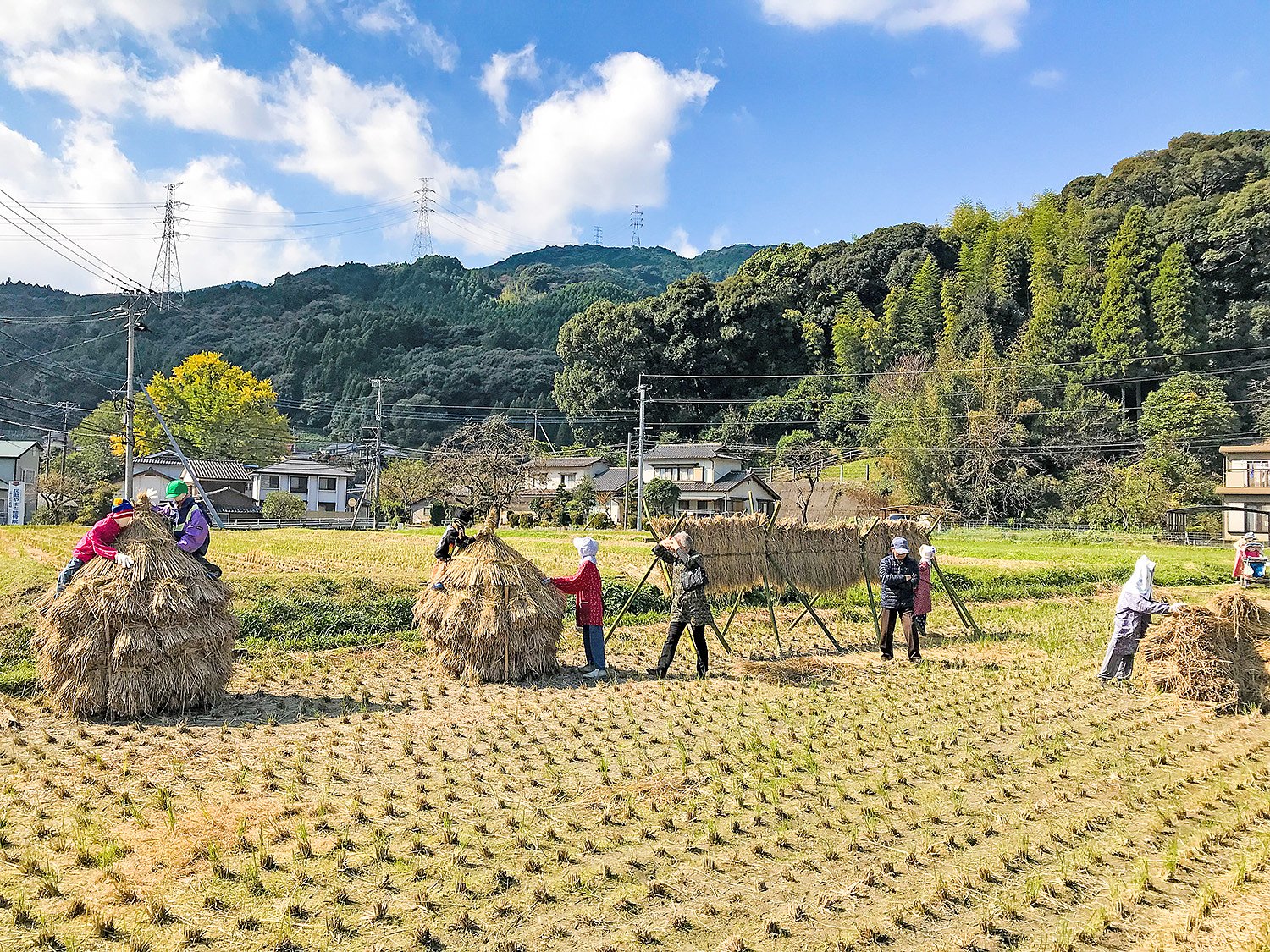 佐賀県大和町のかかし祭り