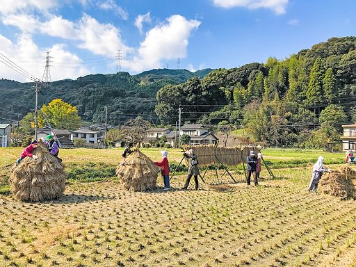 佐賀県大和町のかかし祭り