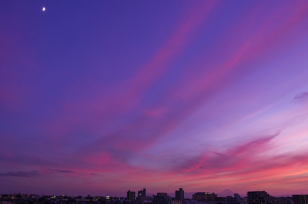 夕暮れ