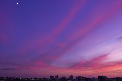 夕暮れ