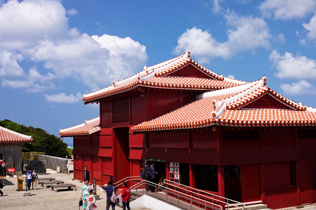 首里城。。。の券売所