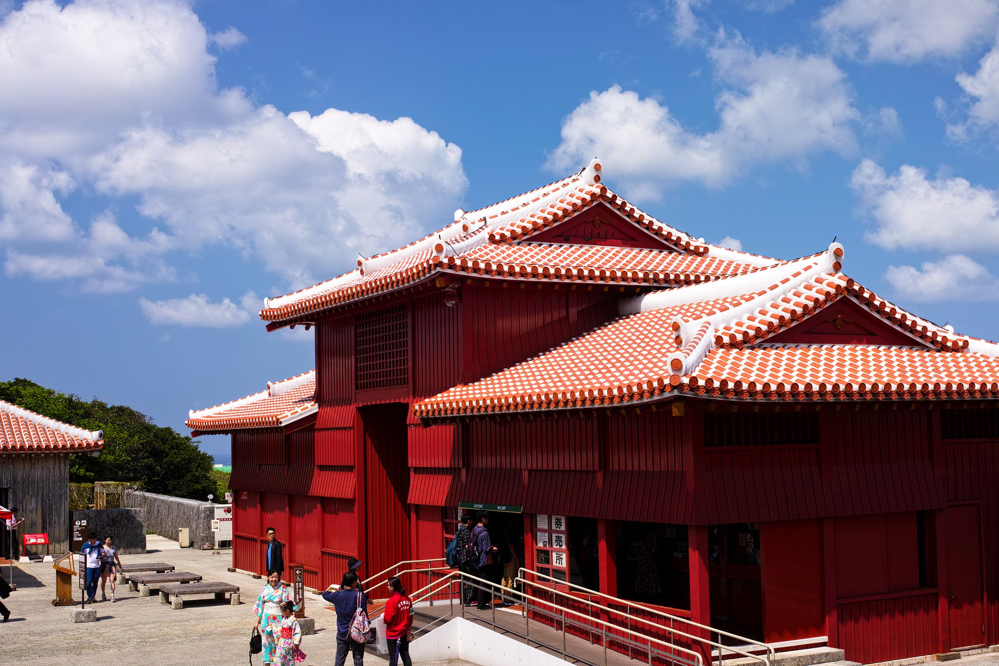 首里城。。。の券売所