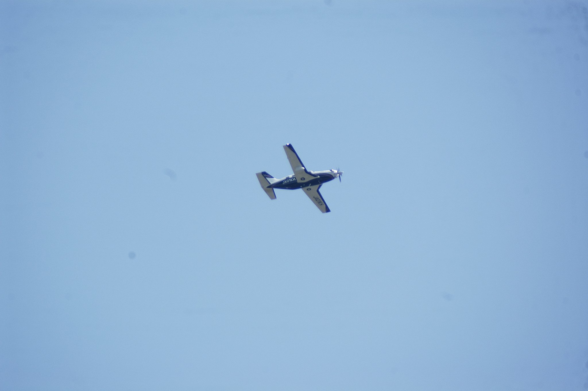 珍しく飛行機が。。。。