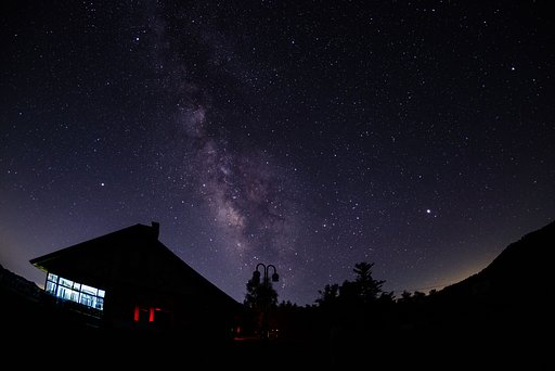 まきばレストランの星空