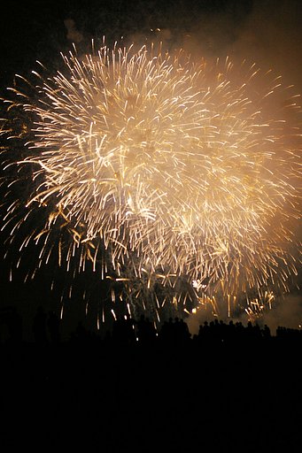 花火大会クライマックス
