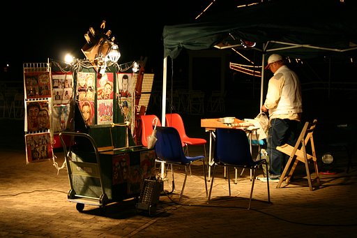 【光】夜店のライト