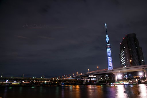  隅田川の夜景