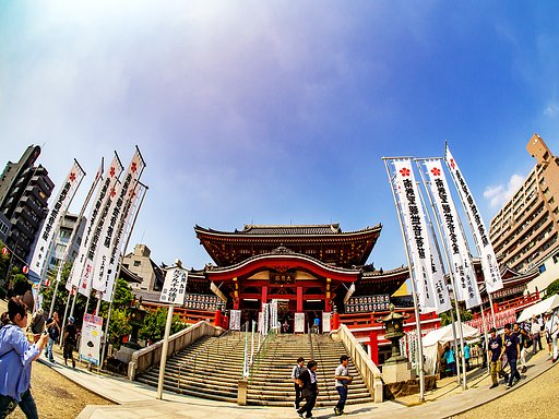 灼熱の大須観音