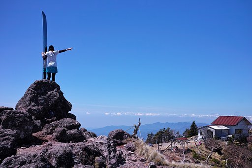 山ガール山頂占拠