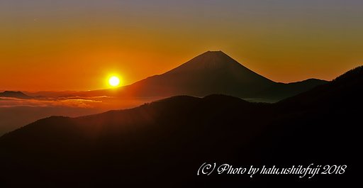 雲上のお天道様