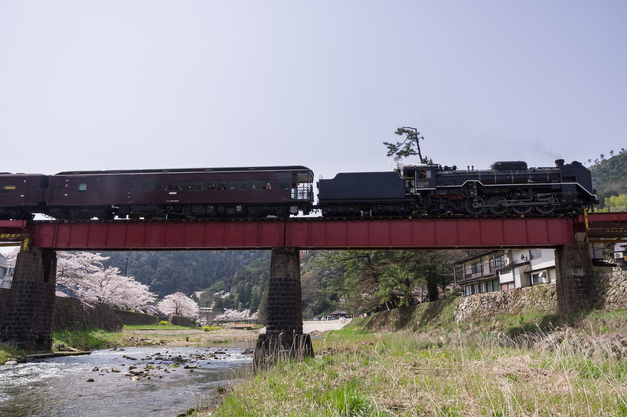 【桜花】鉄橋