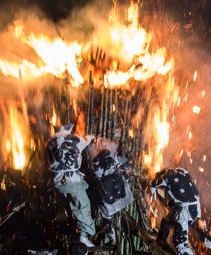 狂炎との戦い