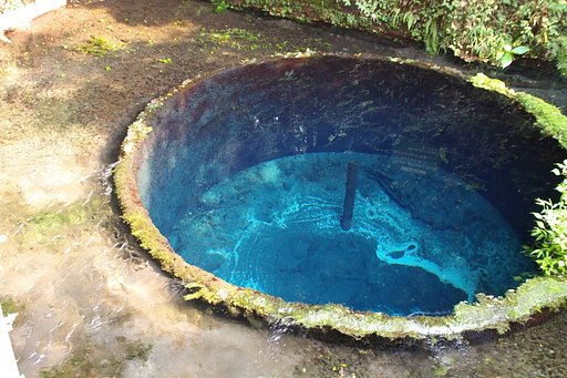 水は青かった