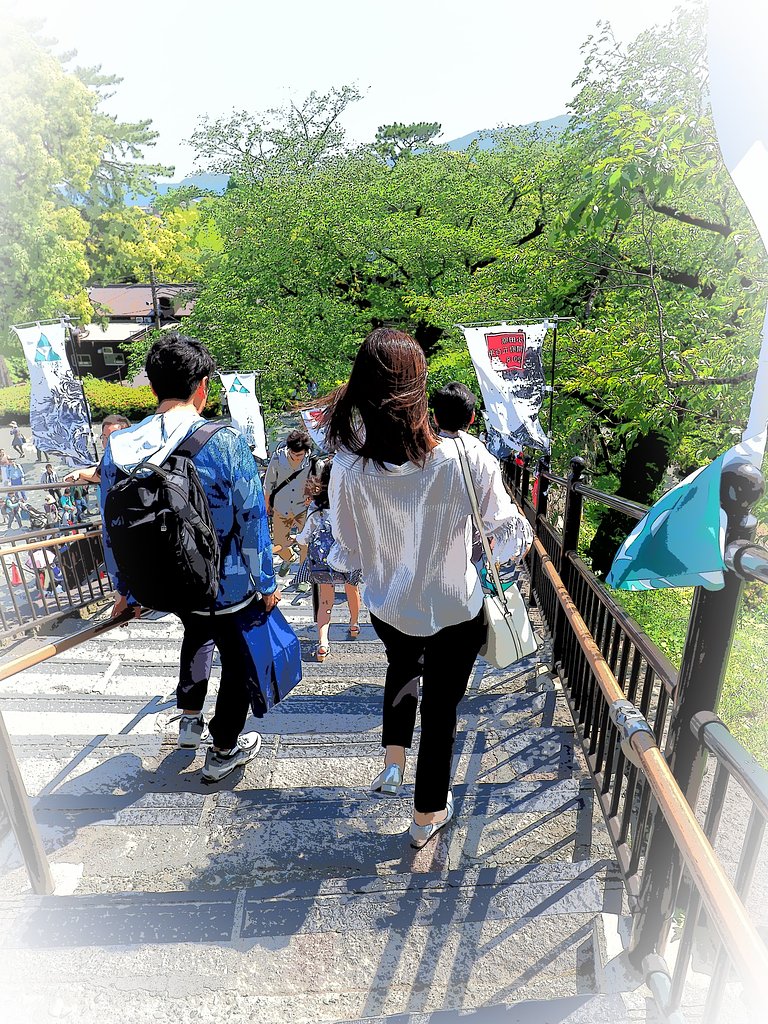 坂のある風景～小田原城～