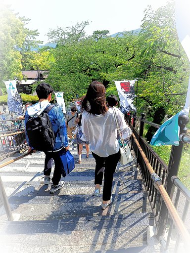 坂のある風景～小田原城～