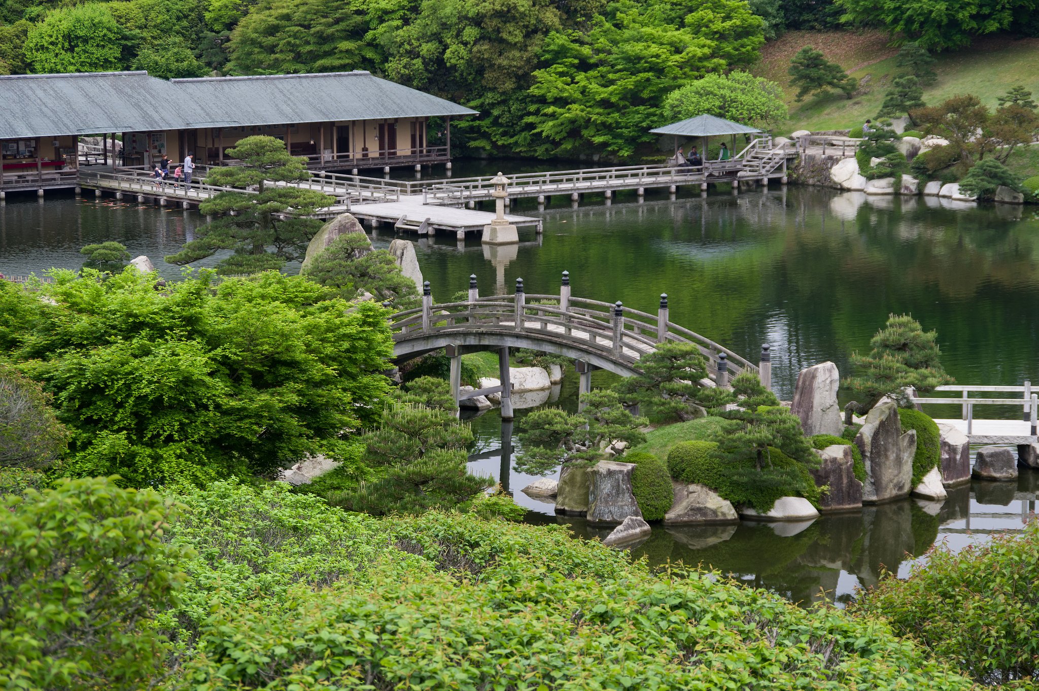 【散歩】三景園