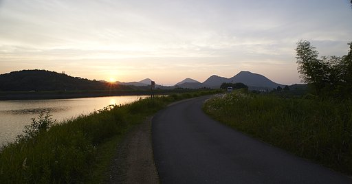 溜池散歩