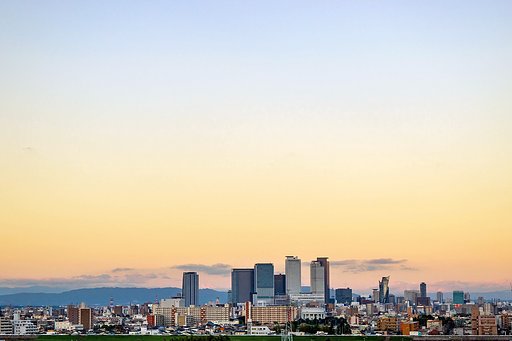 2018/09/03 夕景を見る名古屋駅ビル群