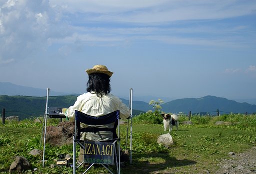 山頂のミュージシャン