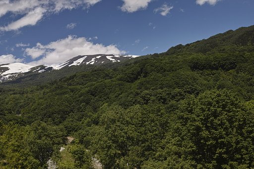 月山新道のパーキングで