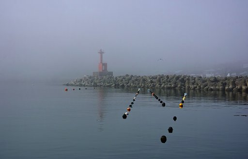 漁港の朝　１