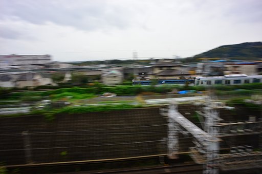 新型車両　撮りそこなった