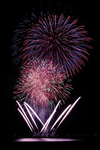 瀬戸田町夏祭り花火
