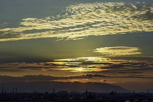 久々の夕焼け　③