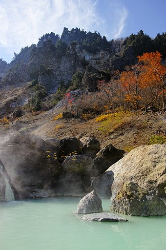 姥湯の紅葉 5