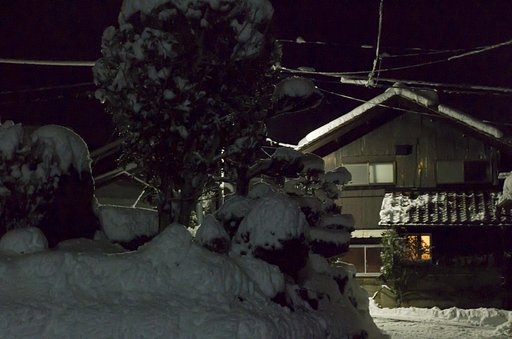 積雪に