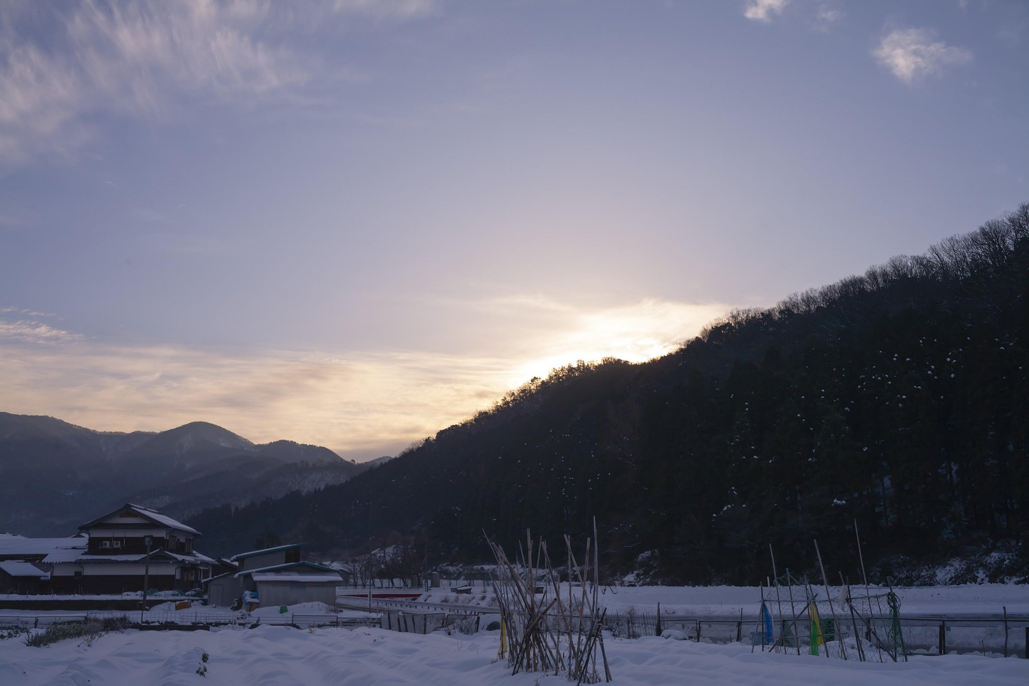 朝の日の出